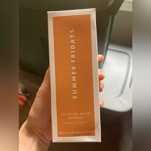 Summer Fridays Overtime Mask. Never opened. NWOT